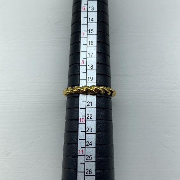 Gold Vermeil 925 PAJ Twist Wrap Ring - Picture 2 of 11